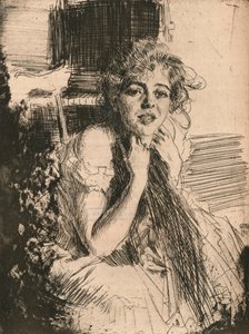 Portrait de Mlle Emma Rassmussen, 1904, 1906 - Anders Leonard Zorn