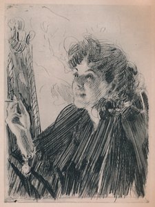 La danse de la cigarette, c.1890s, 1946 - Anders Leonard Zorn