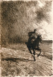 La Tempête, 1891 - Anders Leonard Zorn