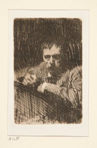 Un peintre-graveur (autoportrait) - Anders Leonard Zorn