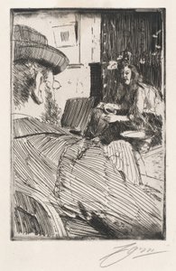 Albert Besnard et son modèle - Anders Leonard Zorn