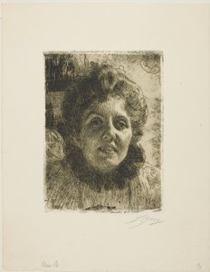 Aurore (Mme Aurore Klintberg, née Oxenstierna, chef) - Anders Zorn
