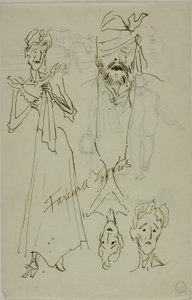 Adieu Zorns (recto) ; Adieu Deerings (verso) - Anders Zorn
