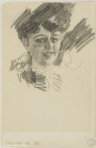 Tête de femme - Anders Zorn