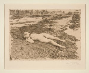 Sur le sable - Anders Leonard Zorn