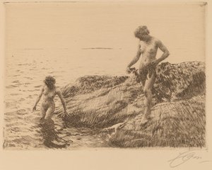 Écueils vers la mer