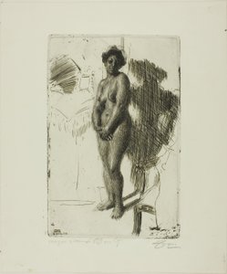 Noir debout - Anders Leonard Zorn