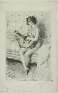 Le Joueur de guitare - Anders Leonard Zorn