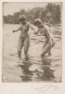 Deux baigneurs - Anders Leonard Zorn