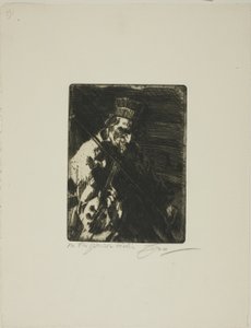 Violoniste du village - Anders Leonard Zorn