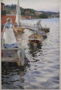 Vagues clapotantes - Anders Leonard Zorn