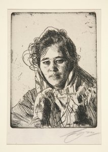 Jeune fille de Mora (Krakberg) - Anders Leonard Zorn