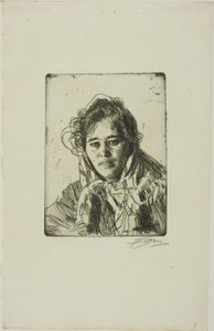 Jeune fille de Mora (Anna de Kråkberg) - Anders Zorn