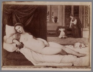Reproduction photographique de la peinture La Vénus d