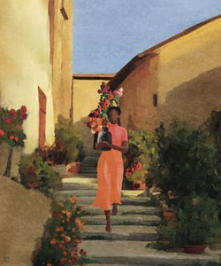 Femme portant des fleurs du village - Andile Bokweni