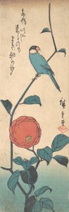 Camélia et pinson, vers 1840 - Ando Hiroshige