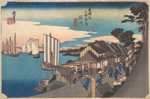 Aube à Shinagawa, vers 1834 - Ando Hiroshige