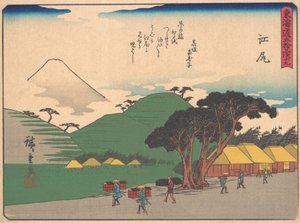 Ejiri, de la série Les Cinquante-trois Stations de la route du Tokaido, début du 20ème siècle - Ando Hiroshige