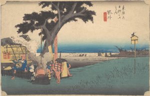 Fukuroi, De Chaya, vers 1834 - Ando Hiroshige