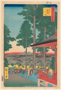 Sanctuaire Inari à Oji (Oji Inari no yashiro) de la série Cent vues célèbres d