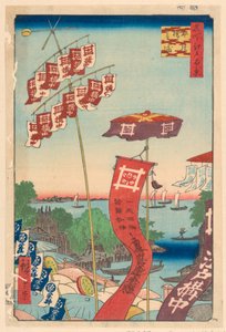 Pont Kanasugi, Shibaura de la série Cent vues d