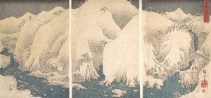 Gorge de Kiso sous la neige