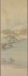 Lac Suwa, 19ème siècle - Ando Hiroshige