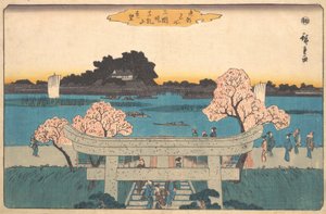 Mimeguri Zutsumi Matsuchiyama Embo, vers 1842 - Ando Hiroshige