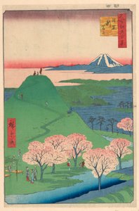 Nouveau Fuji, Meguro, de la série Cent vues célèbres d