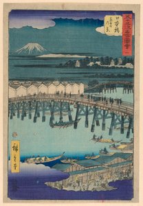 Nihonbashi de la série 53 Stations de Tokaido - Ando Hiroshige