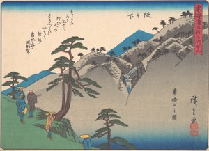 Sakanoshita, de la série Les Cinquante-trois Stations de la Route du Tokaido, début 20ème siècle - Ando Hiroshige