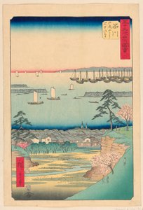 Shinagawa de la série 53 stations de Tokaido - Ando Hiroshige