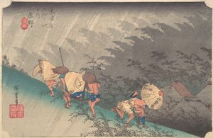 Averse soudaine à Shono - Ando Hiroshige