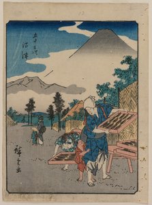 Les Cinquante-Trois Stations du Tokaido : Numazu, vers 1850 - Ando Hiroshige
