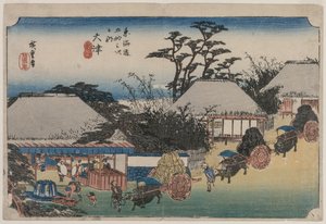 Les Cinquante-Trois Stations du Tokaido : Otsu, 1833-1834