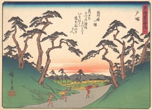 Totsuka, de la série Les Cinquante-trois Stations de la route Tokaido, début du 20e siècle - Ando Hiroshige