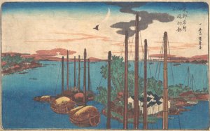 Tsukudajima Hatsu Hototogisu - Ando Hiroshige