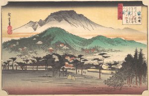 Cloches du soir au temple Mii, vers 1832 - Ando Hiroshige