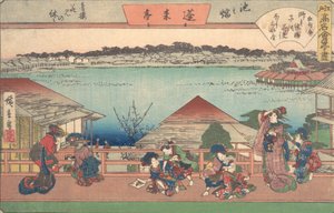 Femmes..., de la série Les Cinquante-trois Stations de la Route du Tokaido, début du 20ème siècle - Ando Hiroshige