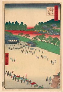 Yatsukoji Junction à Suji-chigai (Suji-chigai-uchi, Yatsukoji) de la série Cent vues célèbres d