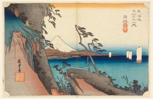 Yui, sommet du mont Satta, dans Les Cinquante-trois Stations de la route du Tokaido
