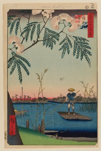 Rivière Ayase et Kanegafuchi - Ando or Utagawa Hiroshige