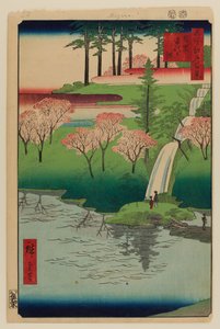 Étang Chiyogaike, Meguro - Ando or Utagawa Hiroshige