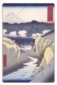 Passage du chien dans la province de Kai - Ando or Utagawa Hiroshige