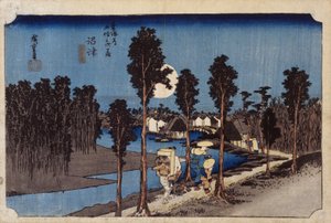 Scène de crépuscule à Numazu, #13 - Ando or Utagawa Hiroshige
