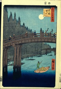 Le quai de bambou par le pont Kyobashi