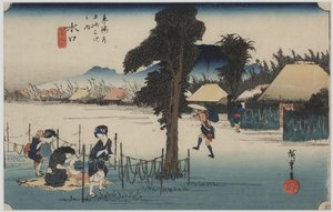 Célèbres copeaux de gourde séchée - Ando or Utagawa Hiroshige
