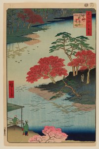 Intérieur du sanctuaire Akiba, Ukeji - Ando or Utagawa Hiroshige