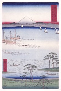 Baie de Kuroto dans la province de Kazusa - Ando or Utagawa Hiroshige