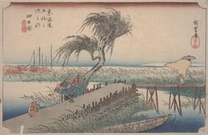 Rivière Mie - Ando or Utagawa Hiroshige